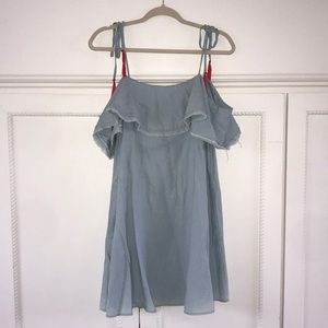 Copper Key Denim Pocket Dress